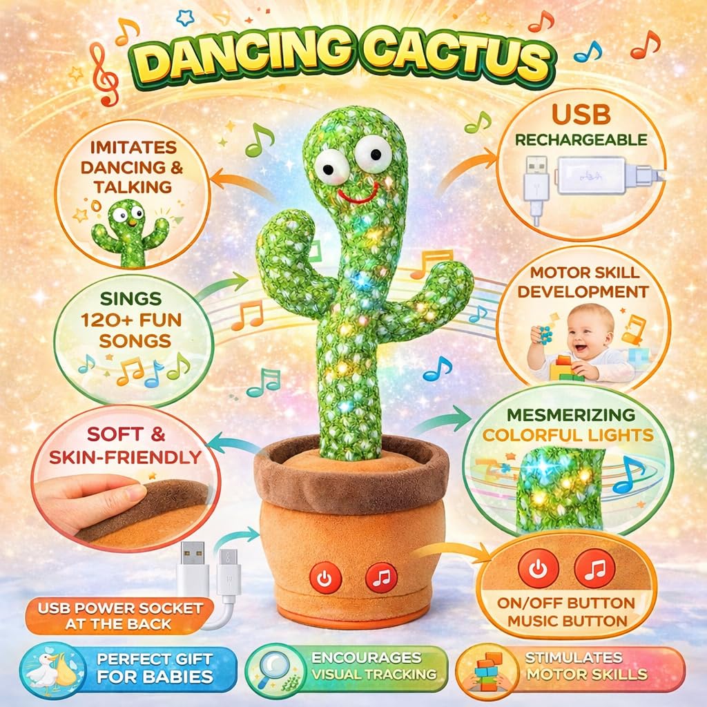 Dancing Cactus Toy