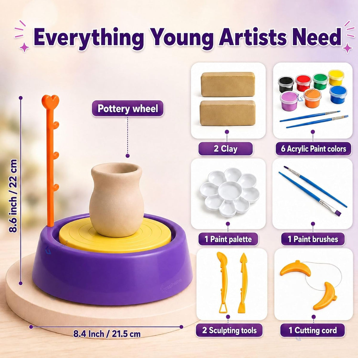Pottery Wheel Clay Kit