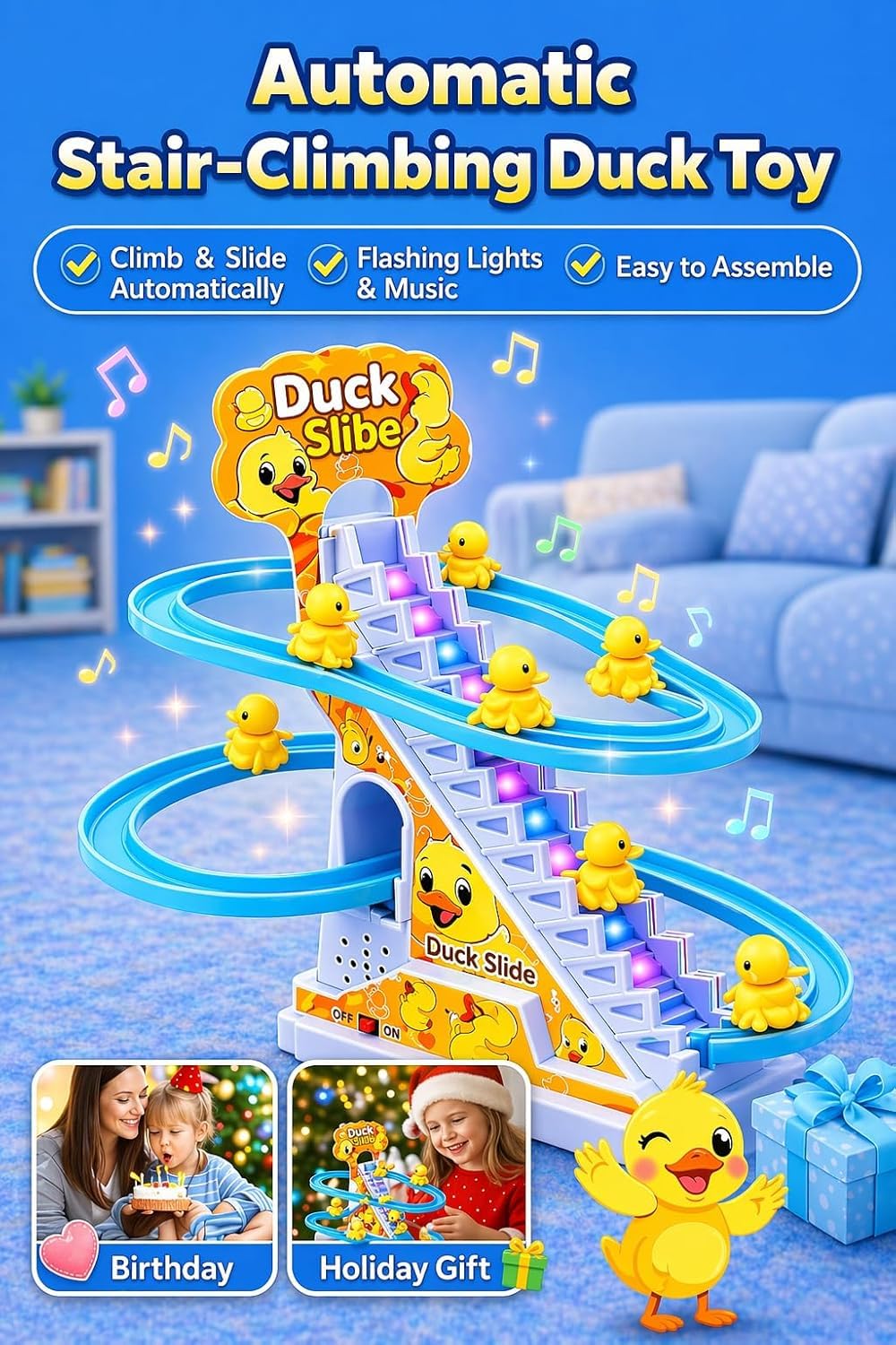 Duck Slide Toy Set