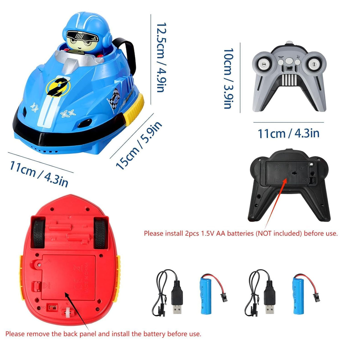 RC Bumper Car Battle