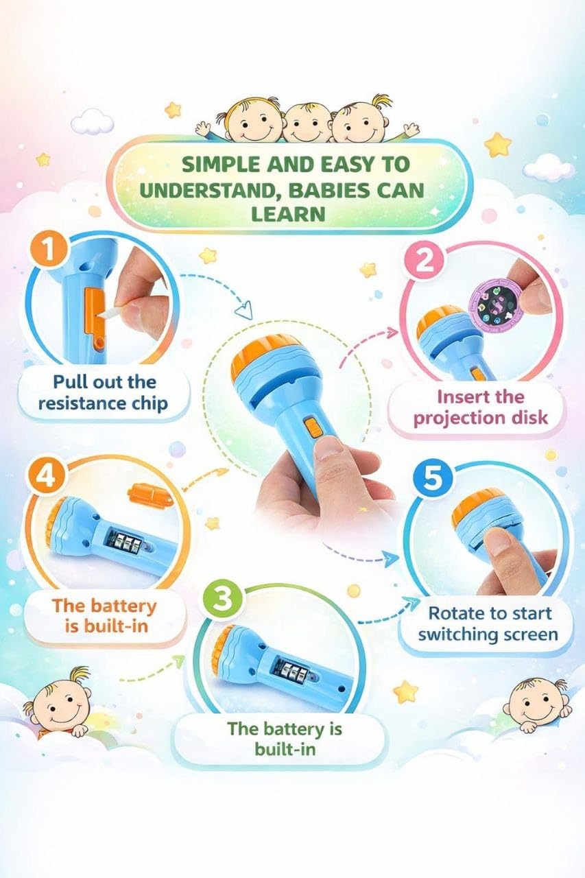 Mini Projector Torch