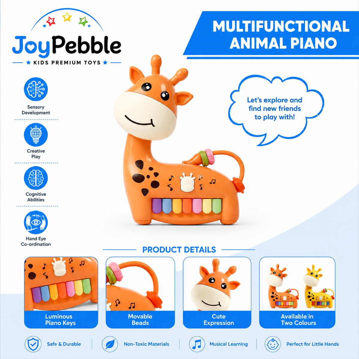 Giraffe Piano Toy