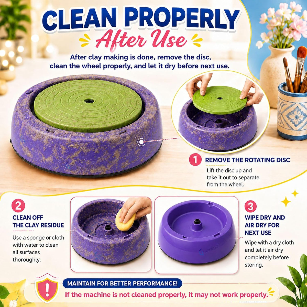 Pottery Wheel Clay Kit