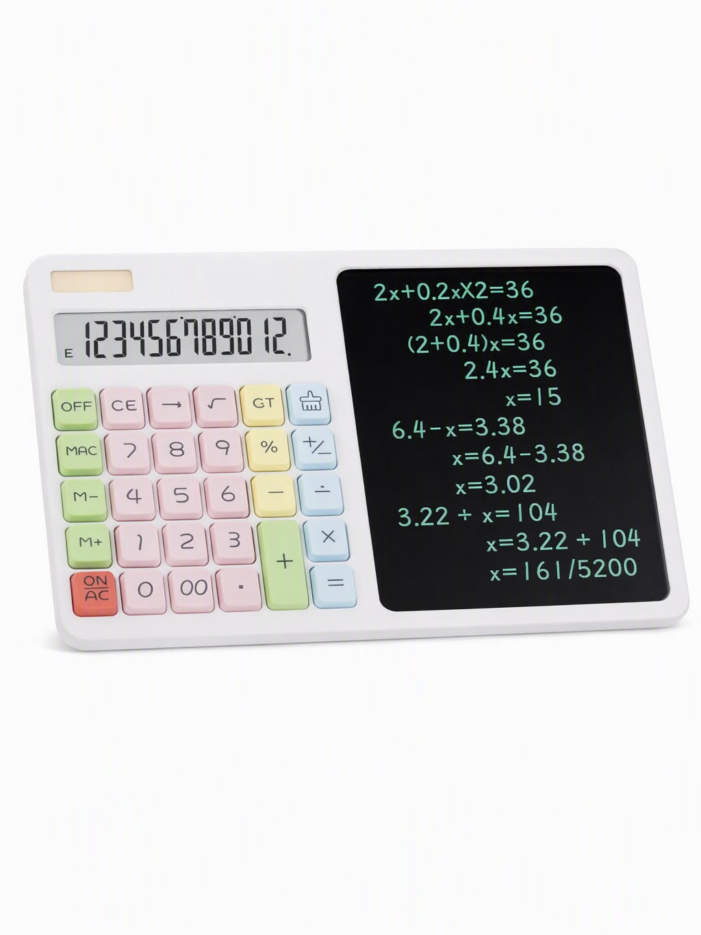 Calculator with LCD Tab