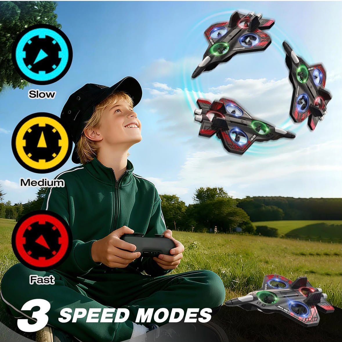 360° Flip - Fighter Jet