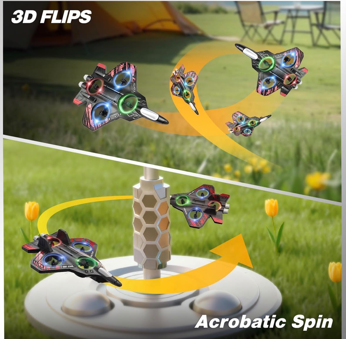 360° Flip - Fighter Jet